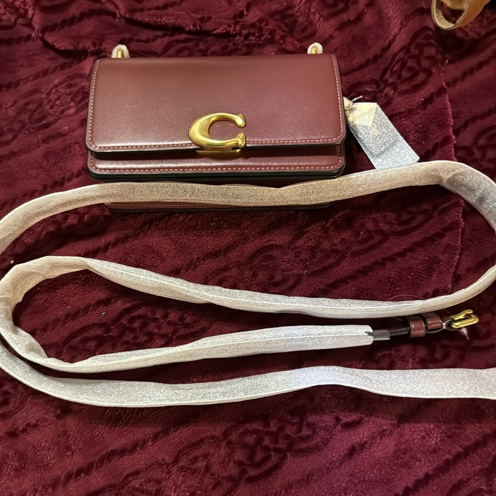 Coach Bandit Crossbody Bag in Wine